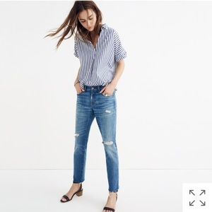 Distressed Slim Boyjean, Madewell